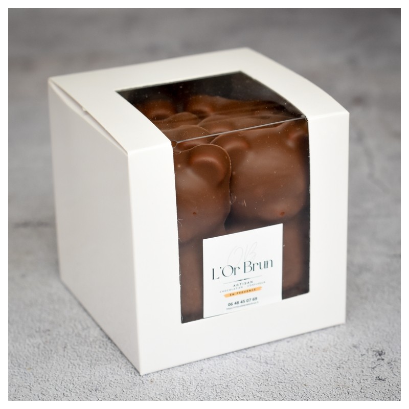 Oursons artisanaux Guimauve - Chocolat au lait